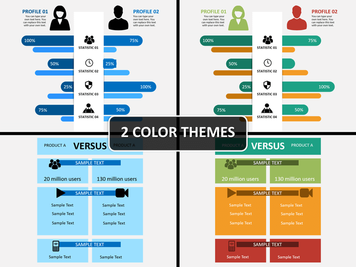 free comparison infographic powerpoint template