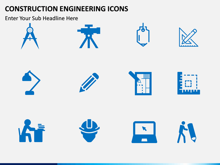 Construction Engineering Icons for PowerPoint and Google Slides - PPT ...