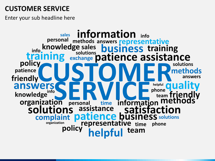 customer service powerpoint presentation template free download