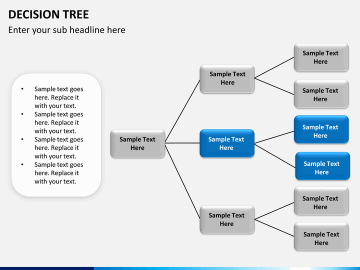 Decision Tree PowerPoint Template PPT Slides SketchBubble