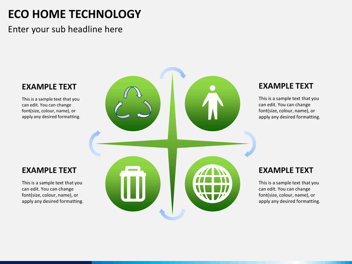 Eco home technology PPT slide 1