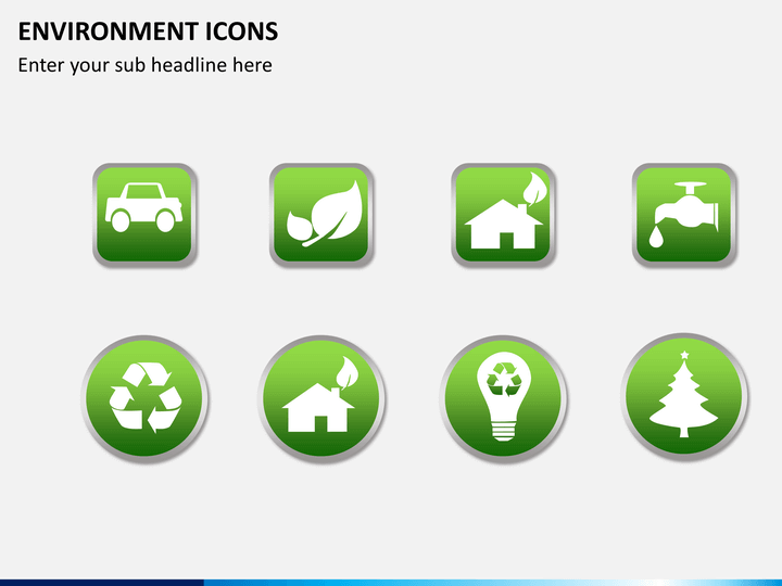 Environmental Icons For PowerPoint SlideModel