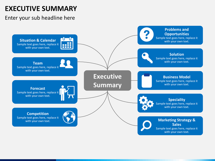Executive Summary PowerPoint Template SketchBubble