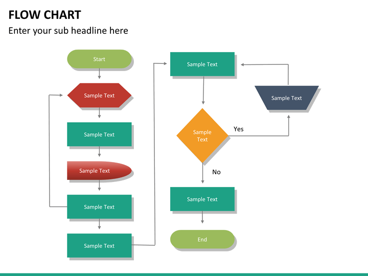 PowerPoint Flow Chart Template | SketchBubble