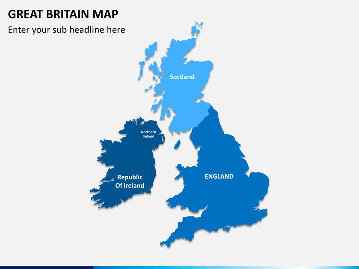 Great Britain Uk Map Powerpoint Sketchbubble