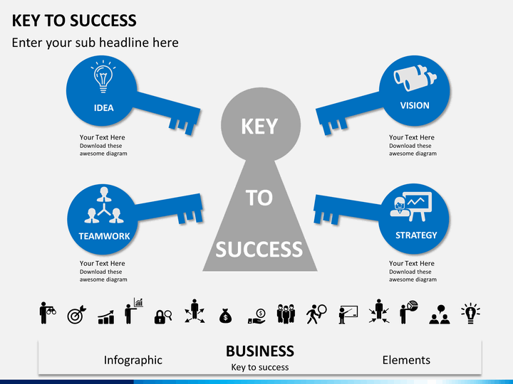 key to success powerpoint presentation