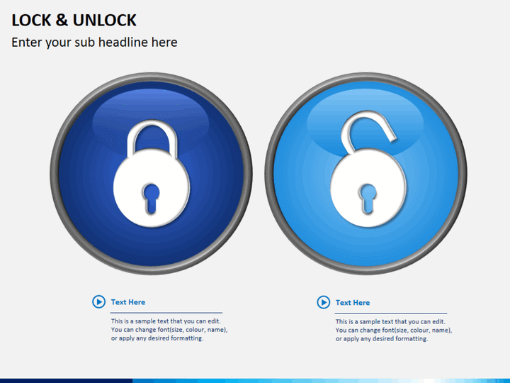 unlock powerpoint template