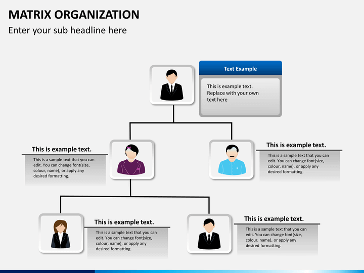 Matrix Organization PowerPoint | SketchBubble