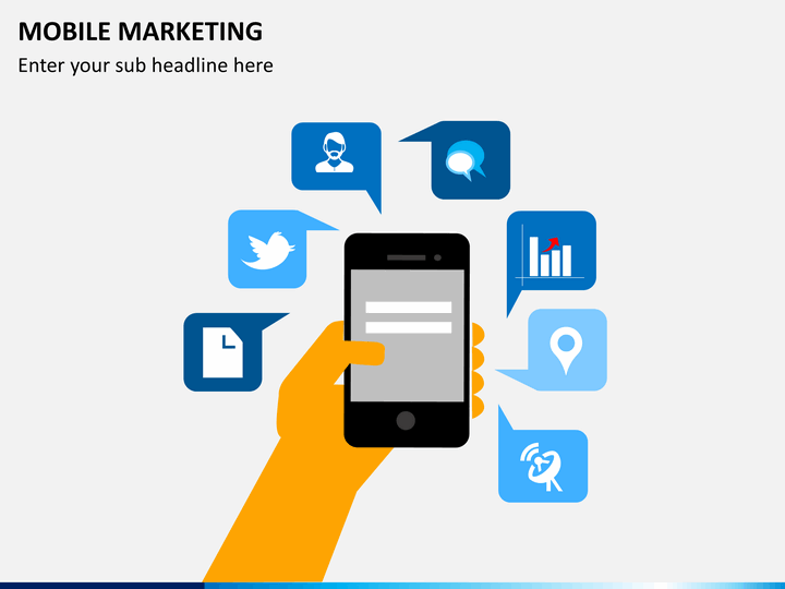 Mobile marketing PPT slide 1