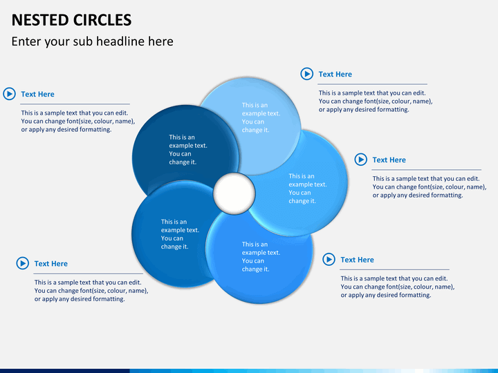 Nested Circle Diagram for PowerPoint and Google Slides - PPT Slides