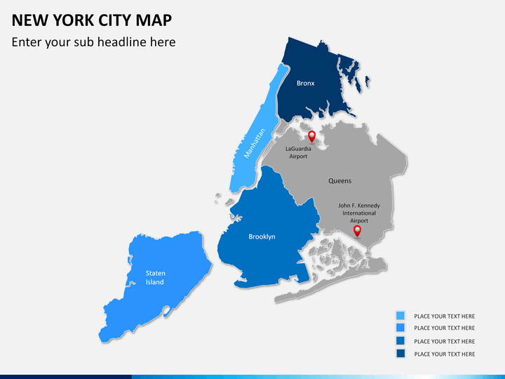 New York City Map PowerPoint | SketchBubble