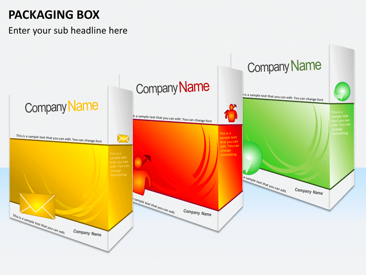 Packaging box PPT slide 1
