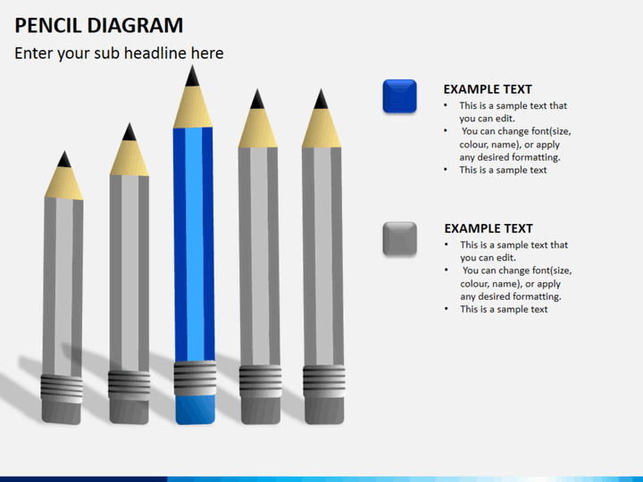 PowerPoint Pencil Diagram | SketchBubble