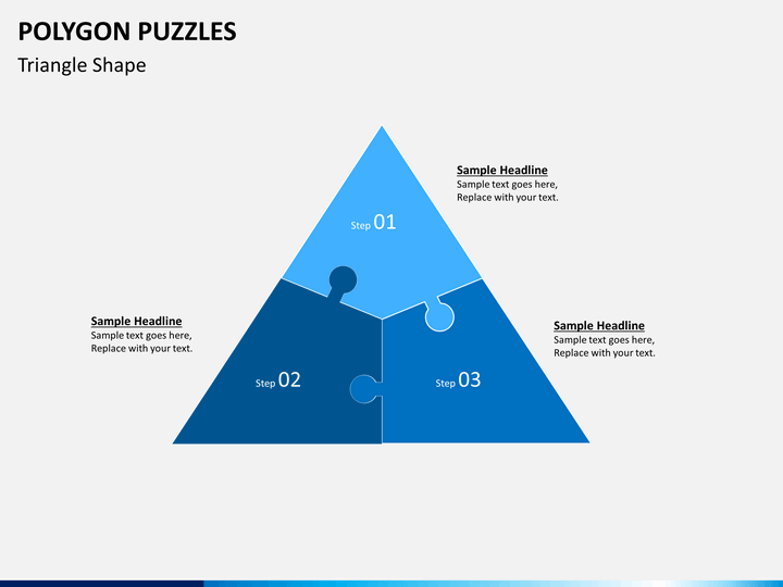 Polygon Puzzle PowerPoint Template