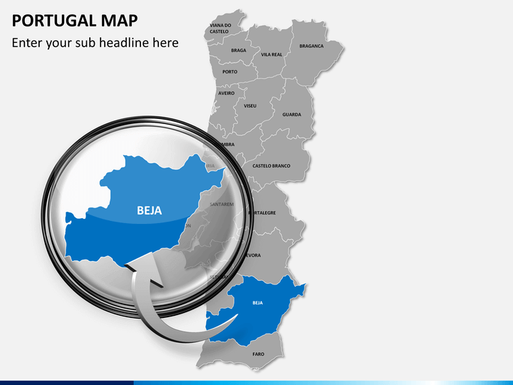 portugal powerpoint map  Order and download portugal powerpoint map