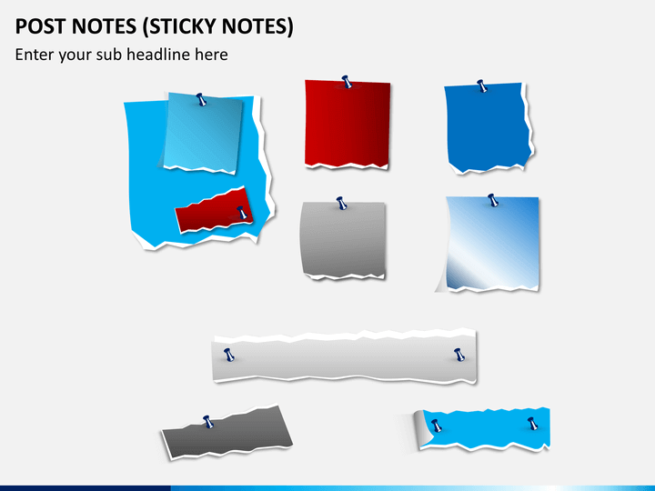 Post It Notes (Sticky Notes) for PowerPoint and Google Slides - PPT Slides