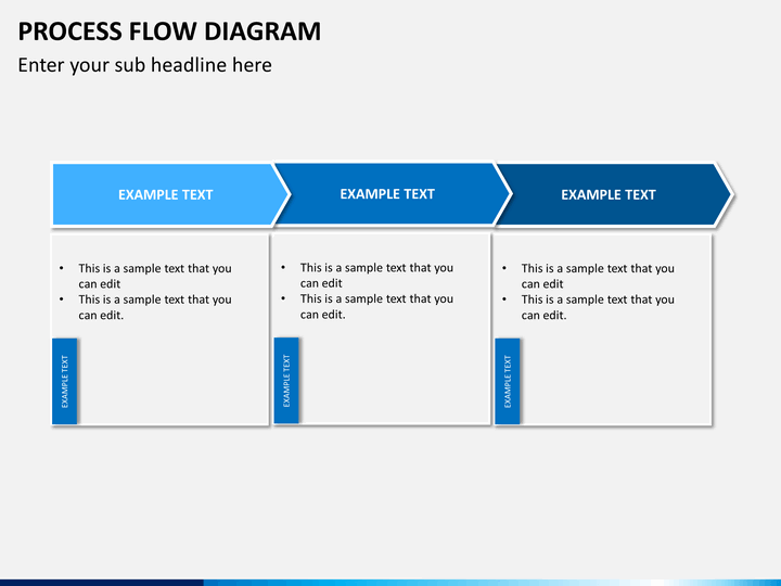 Process Flow Diagram PowerPoint | SketchBubble