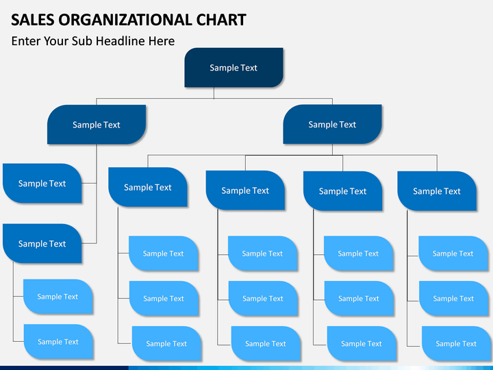 Sales Organization PowerPoint Template | SketchBubble