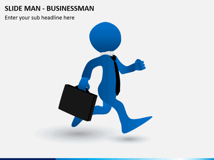 PowerPoint Slide Man (3D Man) - Business - PPT Slides | SketchBubble