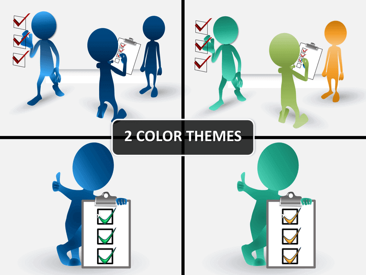 Slide man checklist PPT cover slide 