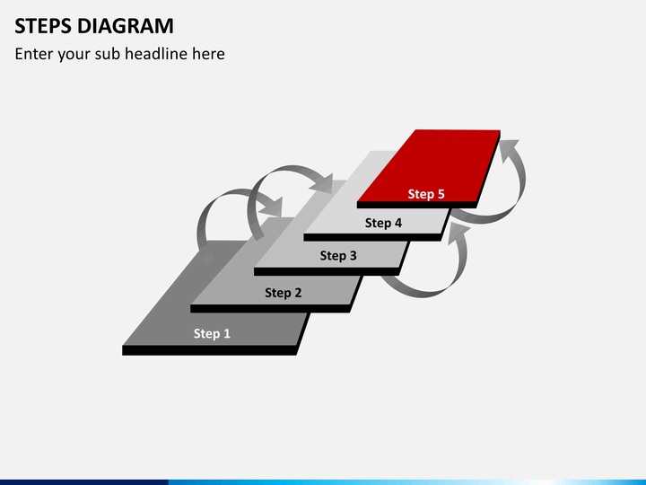 Steps Diagram for PowerPoint and Google Slides - PPT Slides