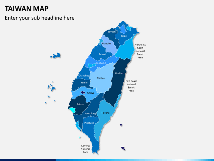 Taiwan Map Powerpoint Sketchbubble