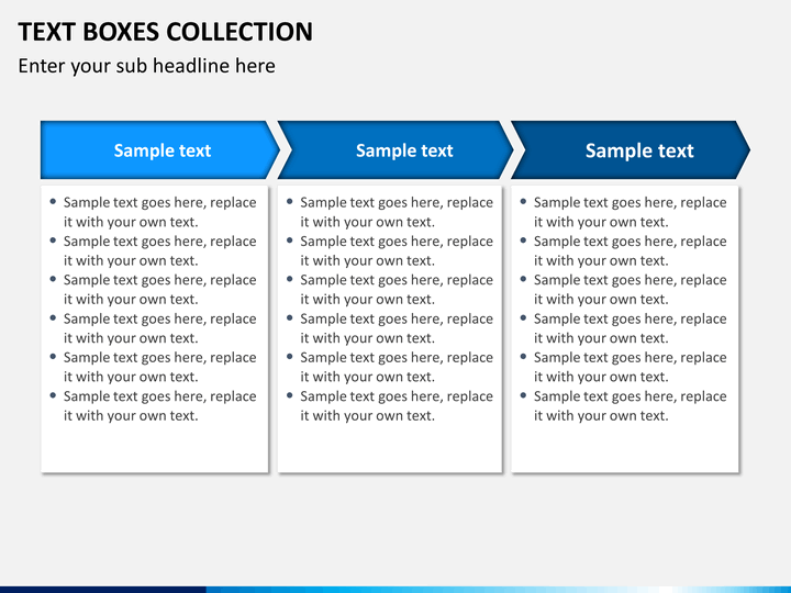 Text Boxes Collection PowerPoint and Google Slides Template - PPT Slides