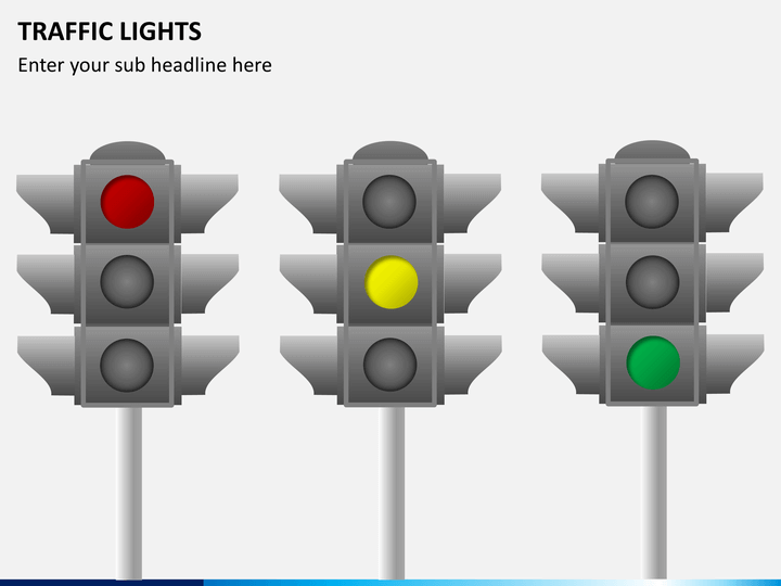 Traffic lights PPT slide 2