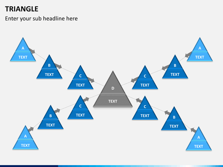 Triangle Shapes PowerPoint and Google Slides Template PPT Slides