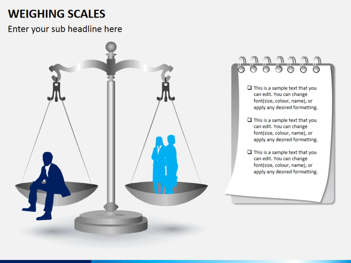 Weighing scales PPT slide 1