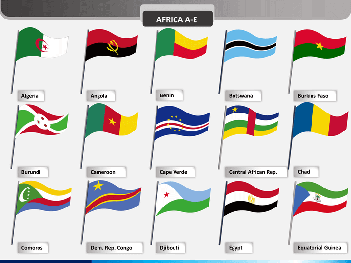 World flags PPT slide 1