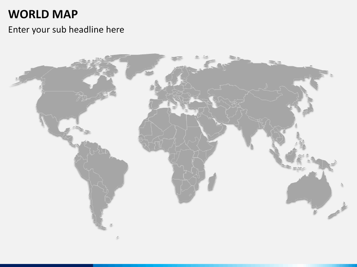 World Map PPT Template | PowerPoint World Map | SketchBubble