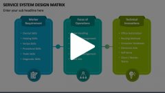 Service System Design Matrix Animated Presentation - SketchBubble