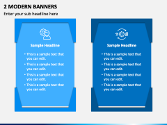 2 Modern Banners PPT Slide 2