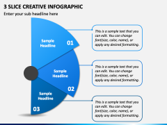 3 Slice Creative Infographic PPT Slide 2