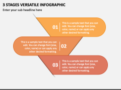 3 Stages Versatile Infographic PPT Slide 1