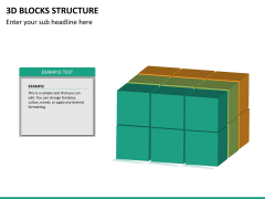 PowerPoint 3D Blocks Structure | SketchBubble