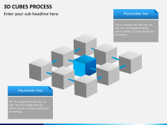 3d cubes process PPT slide 9