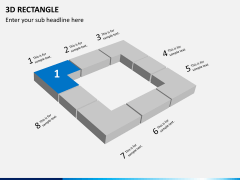 3D rectangle PPT slide 4