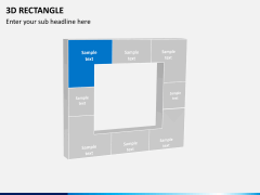 3D rectangle PPT slide 5