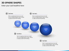 3D sphere PPT slide 3