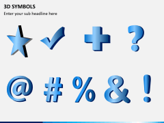 3D symbols PPT slide 2