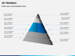 3D triangle PPT slide 7