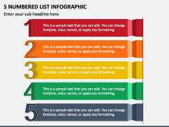 5 Numbered List Infographic PPT Slide 1