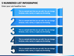 5 Numbered List Infographic PPT Slide 2
