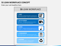 5S learn workplace concept PPT slide 2