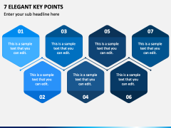 7 Elegant Key Points PPT Slide 2
