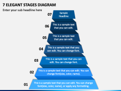 7 Elegant Stages Diagram PPT Slide 2