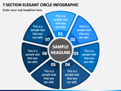 7 Section Elegant Circle Infographic PPT Slide 2