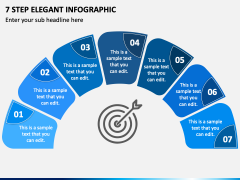 7 Step Elegant Infographic PPT Slide 2